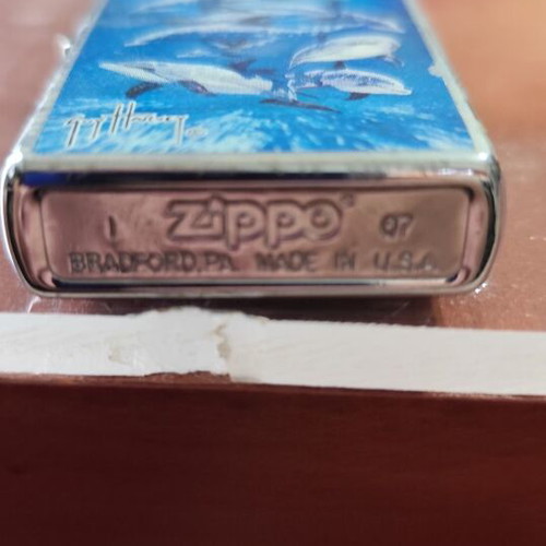 Zippo 2 oil lighters used, windproof, made in USA