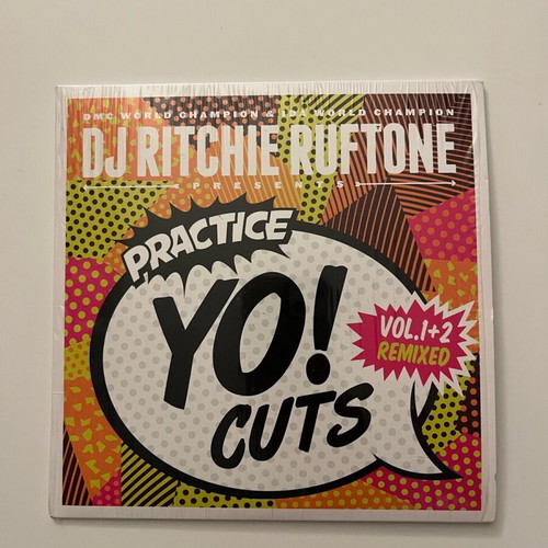 DJ Ritchie Ruftone Practice Yo! Cuts Vol. 1&2 Remixed White Vinyl Edition like new