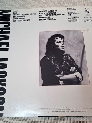 Michael Jackson – Bad   LP
