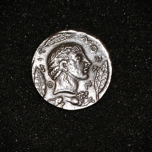 Silver Coin Cassandra Chalkidiki Apollo 750 Silver Museum-Quality Replica