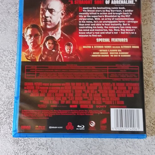 Bloodshot Blu-ray like new, action adventure with subtitles