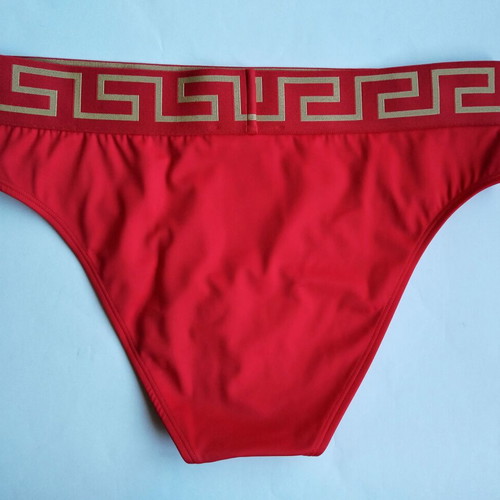 Versace Greek Key Medusa bikini bottoms new, size L