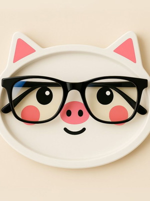 Piggy Glasses Holder and Case made to order