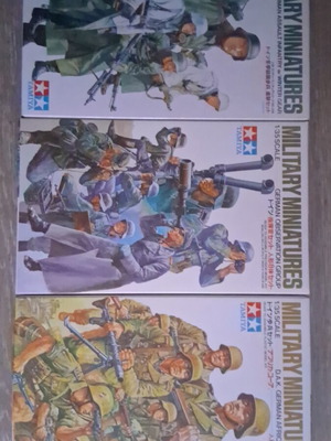 Tamiya WW2 plastic model 3-kit pack