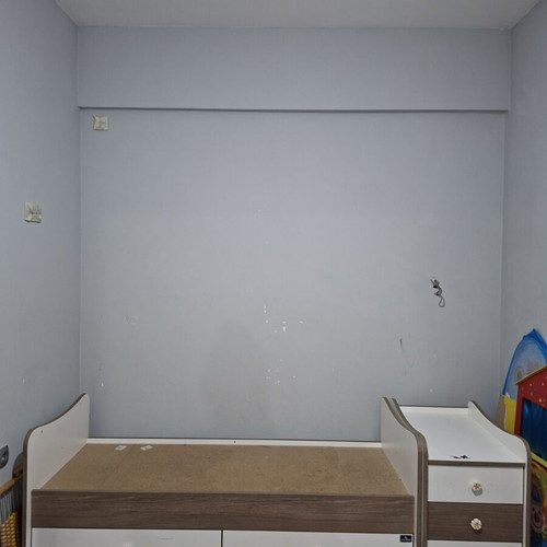 Children's set cot and dresser with changing table used