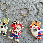 Μπρελόκ FIFA 2018 Παγκοσμίου Κυπέλλου Ρωσίας μεταχειρισμένα, σετ τριών