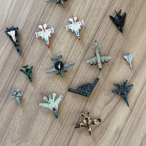 Micro Machines aircraft collection, 14 pieces, vintage, like new