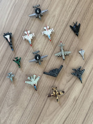Micro Machines aircraft collection, 14 pieces, vintage, like new
