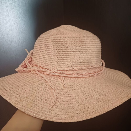 Hat pink new, one size