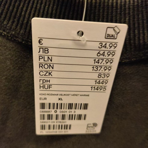 H&M Sweatshirt XL oversized fit new, black