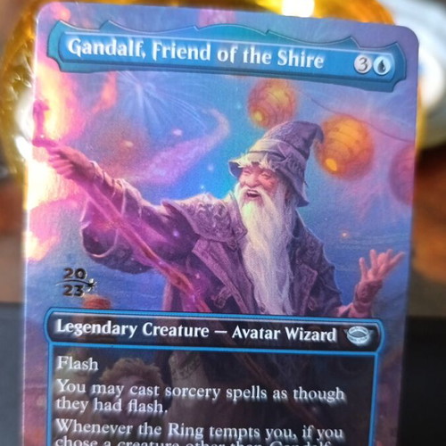 Magic the Gathering Lord of the Rings Gandalf, Friend of the Shire nm condition