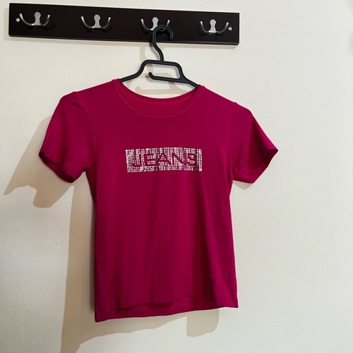Helios pink short-sleeve blouse new, size L