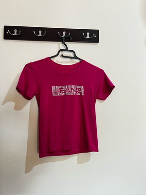 Helios pink short-sleeve blouse new, size L