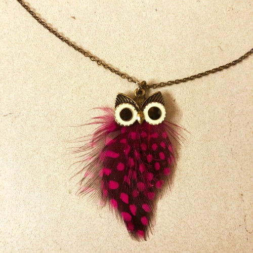 Accessorize necklace like new, black and purple