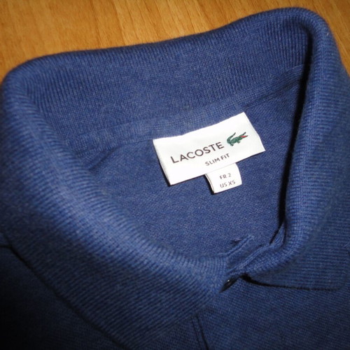 Lacoste men's t-shirt size S like new, blue