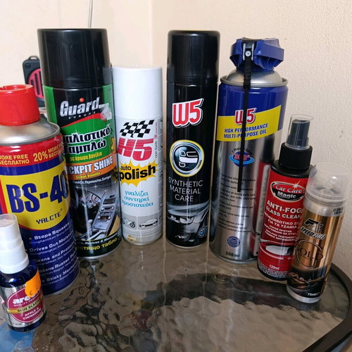 Car care items new, pack of 8 pieces
