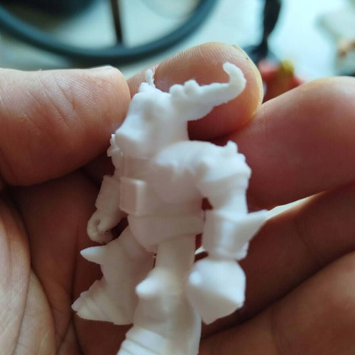 Buffalo figure printed new