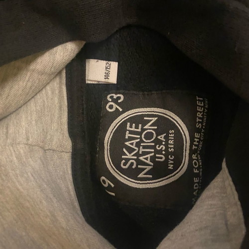 Children's sweatshirt used, black, size 140 cm