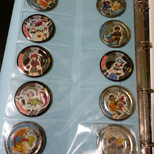 Pokémon metal advance used, collection 1-100 with album and sleeves