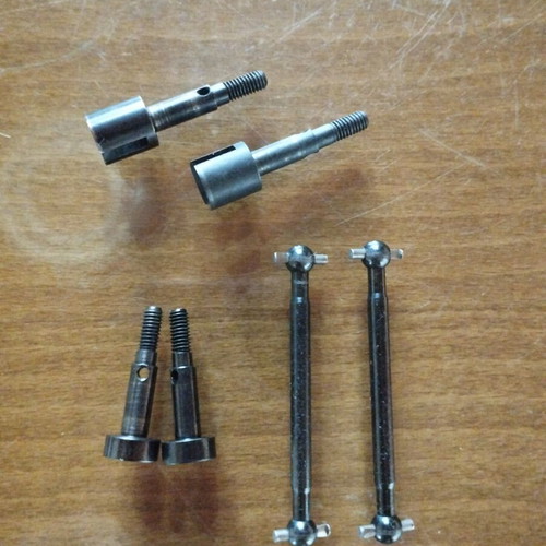 F1 Kyosho RC Nitro 1/8 Drive Shafts and Wheel Axles Set of 6 used