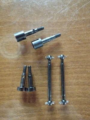 F1 Kyosho RC Nitro 1/8 ημιαξόνια κίνησης και άξονες τροχών σετ 6 μεταχειρισμένα