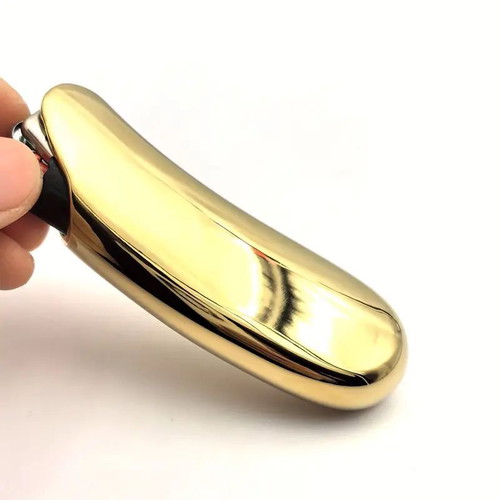 Compact metal case gold for small Big new