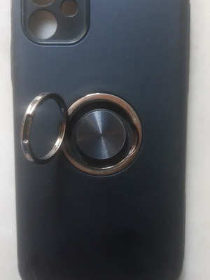 iPhone 11 phone case blue with ring and magnet for car, like new