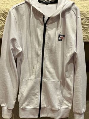 Camaro 22001-991-11 white hoodie jacket, size S