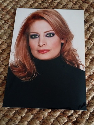 Alexia singer photo like new 12.7x18.4 cm