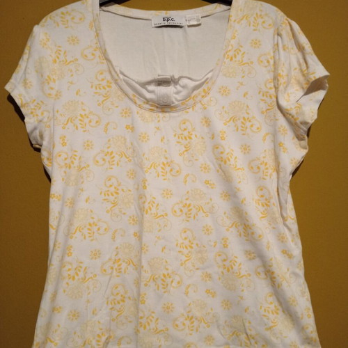 B.p.c. Casual Bonprix Collection Y2K Floral T-Shirt New, UK 18/20, Cotton