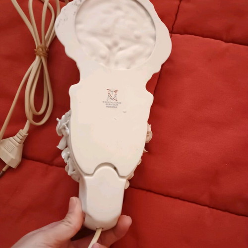 Porcelain wall light with icon like new