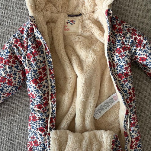 DPAM baby romper 6 months, like new, warm and soft inside