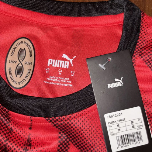 AC Milan Red & Black Cathedral Gradient Jersey new, authentic