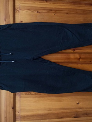 Stradivarius autumn tracksuit used black with pockets size M