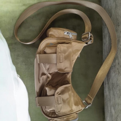 H&M beige crossbody bag, miniature