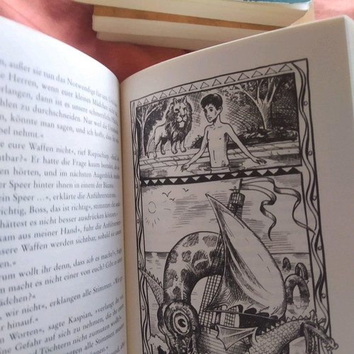 Narnia books volume 1-5 in German