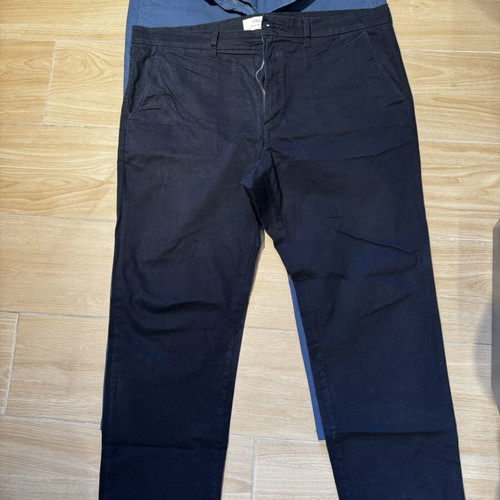 Marks & Spencer men's fabric pants XXL like new, blue, slim and regular fit, pack of 2