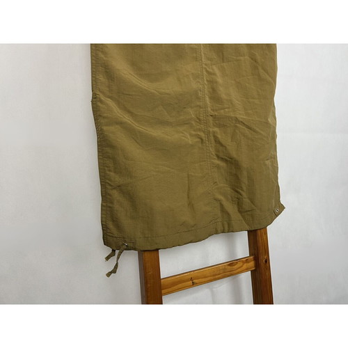 Vintage Joy Olive Khaki Cargo Maxi Skirt used, elastic waist