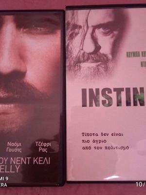 2 movies Instinct and Ned Kelly Gang like new