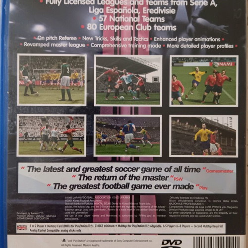 Pro Evolution Soccer 4 PS2 used with manual