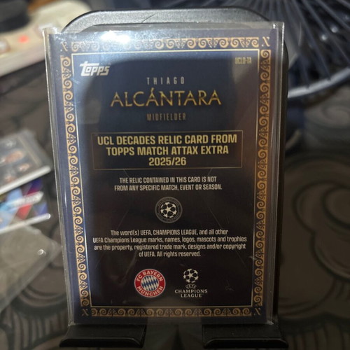 Topps UCL Decades 2010-2020 Thiago Alcántara Legend Card new