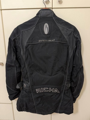 Richa motorcycle jacket used, 4 seasons with protection bones, size small