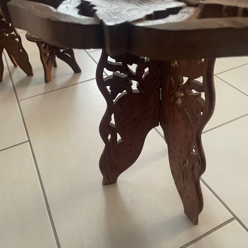Wooden carved coffee table used