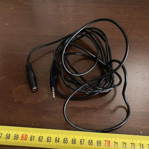 3.5mm Jack Cable Male to Female 2.6m like new
