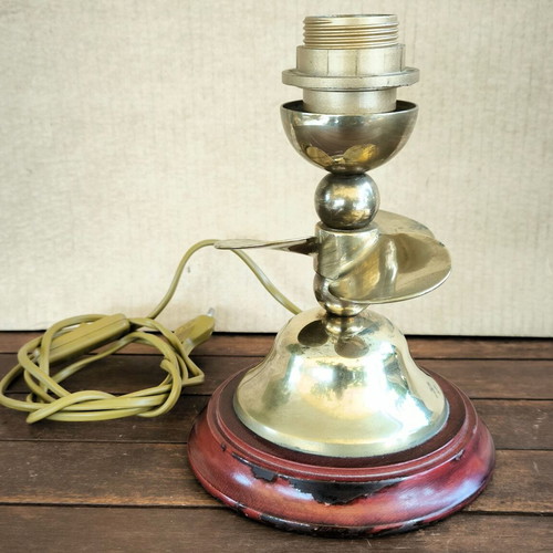 Bronze table nautical lamp ''Propeller'' used