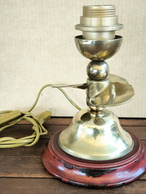 Bronze table nautical lamp ''Propeller'' used