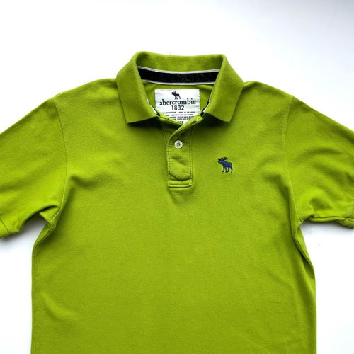 Abercrombie & Fitch Kids Polo Shirt Green Used Size L