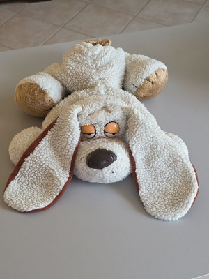 Rare Puppy plush toy from 1980-1990 used