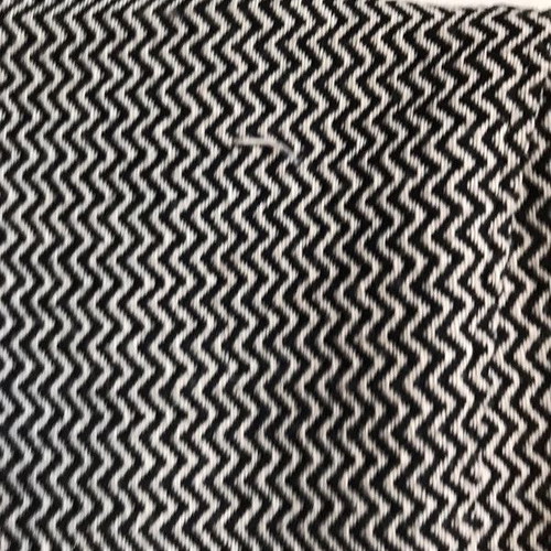 Lucifair women's coat used, 50% wool, black-white, XXL 44 16