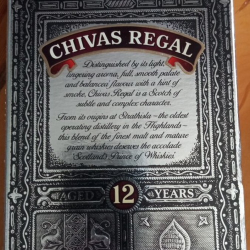 Chivas Regal 12 ετών 500 ml σπάνιο μπουκάλι σαν καινούργιο